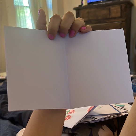 White and Orange Bird Art Card - Picture 2 of 3